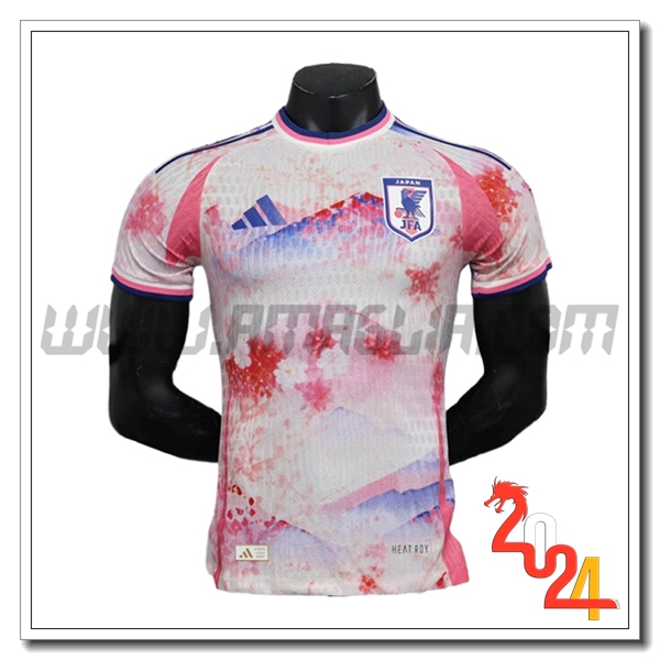 Maglia Squadra Giappone Special Edition 2024 2025 Bianco/Rosa