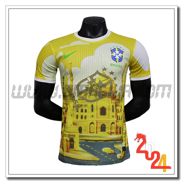 Maglia Squadra Brasile Special Edition 2024 2025 GIALLO