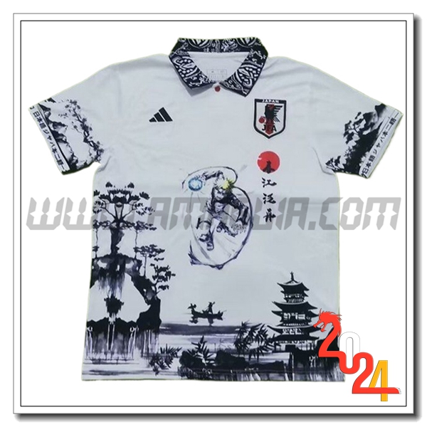 Maglia Squadra Giappone Special Edition 2024 2025 Bianco