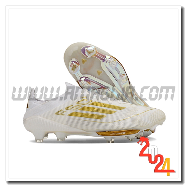 Adidas Scarpe Da Calcio F50+.1 FG Bianco/Giallo