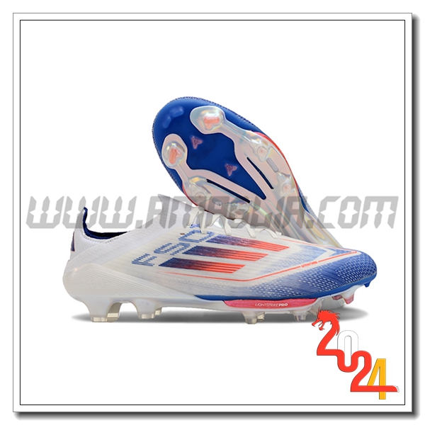 Adidas Scarpe Da Calcio F50+.1 FG Bianco/Blu/Arancia