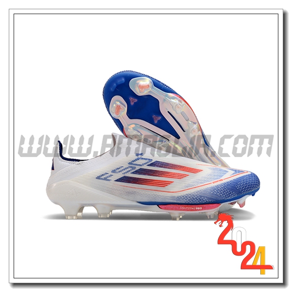 Adidas Scarpe Da Calcio F50+ FG Bianco/Blu/Arancia