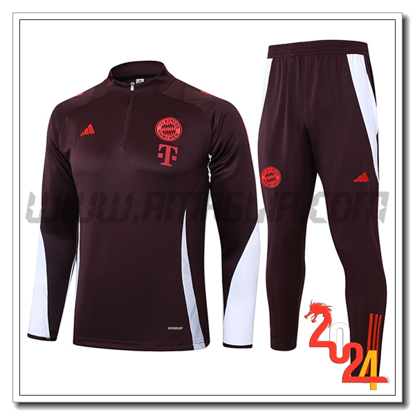 Tuta Allenamento Bayern Monaco Marrone/Bianco 2024 2025
