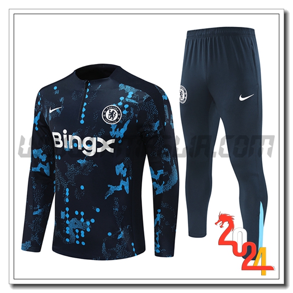 Tuta Allenamento FC Chelsea Blu Reale 2024 2025