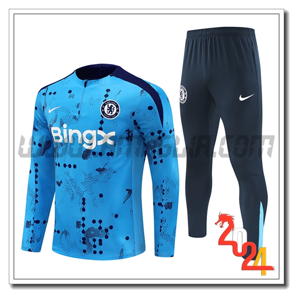 Tuta Allenamento FC Chelsea Azzurro 2024 2025