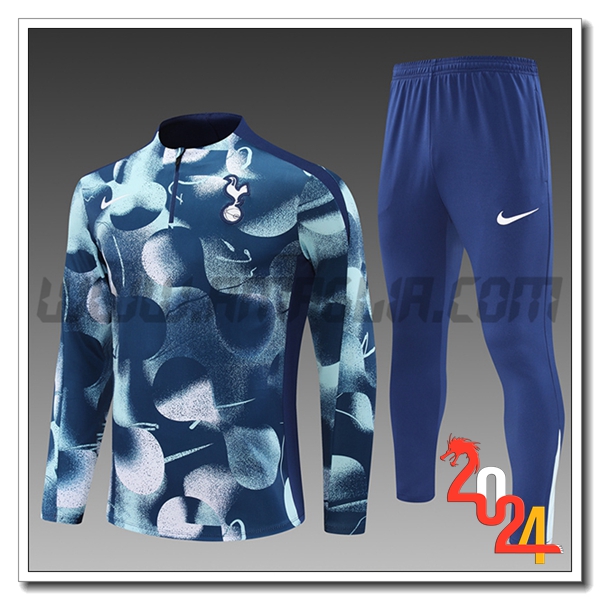 Tuta Allenamento Tottenham Hotspur Bambino Blu Reale 2024 2025