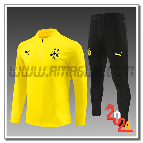 Tuta Allenamento Dortmund Bambino Giallo 2024 2025