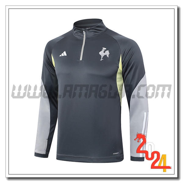 Felpa Allenamento Atletico Mineiro Grigio/Giallo 2024 2025