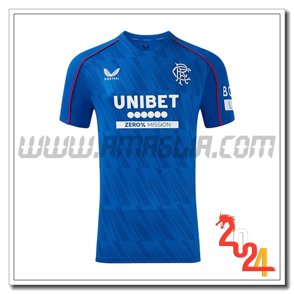 Rangers FC Prima Maglia Calcio 2024 2025
