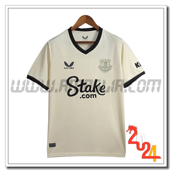 Maglia Calcio Everton Terzo Leaked Version 2024 2025 Verde