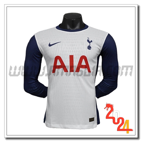 Prima Maglia Calcio Tottenham Hotspurs Maniche lunghe 2024 2025