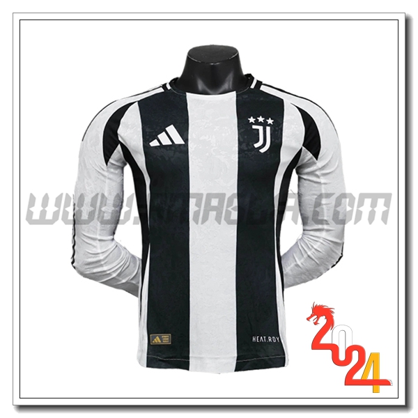 Prima Maglia Calcio Juventus Maniche lunghe 2024 2025