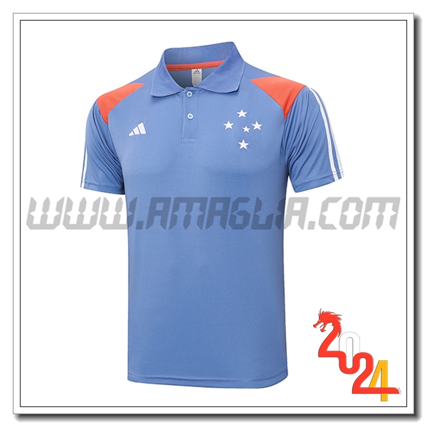 Maglia Polo Cruzeiro Grigio/Arancia 2024 2025