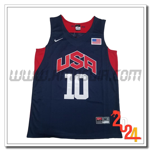 Maglia USA (BRYANT #10) 2024/25 Blu/Rosso