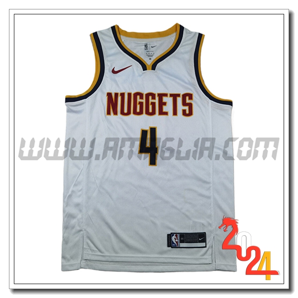 Maglia Denver Nuggets (WESTBROOK #4) 2024/25 Bianco
