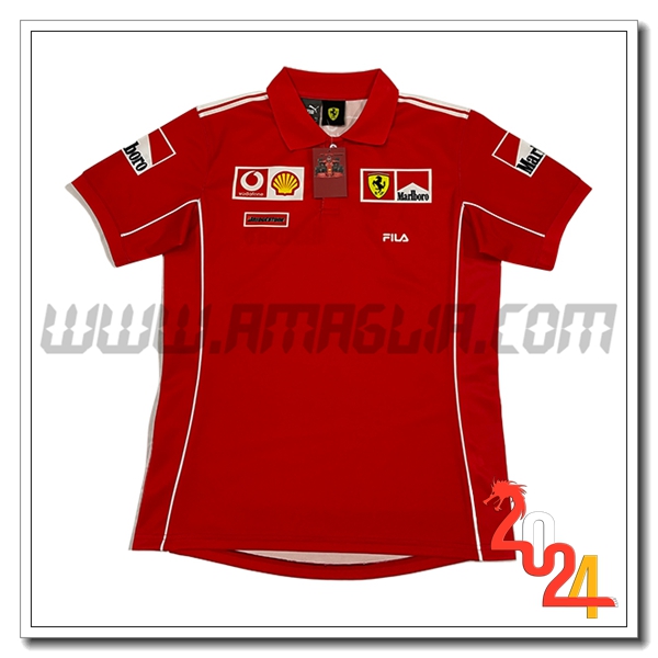 Polo F1 Scuderia Ferrari Team Rosso 2024