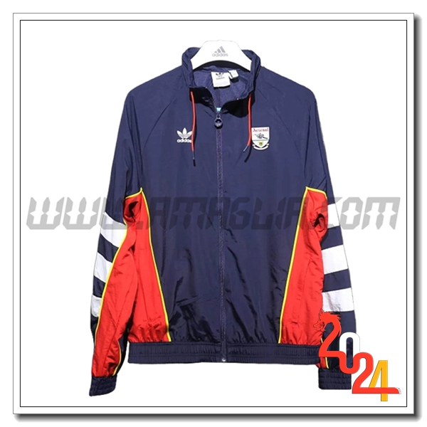 Giacca A Vento Arsenal Blu/Rosso/Bianco 2024 2025