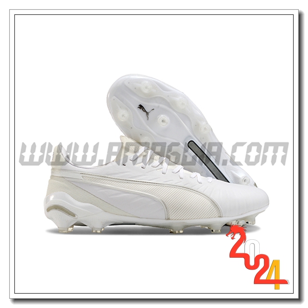 PUMA Scarpe Da Calcio KING FG/AG Bianco