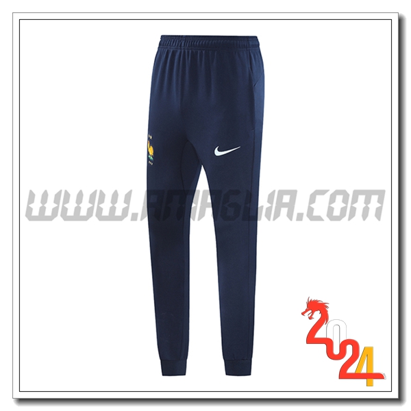 Pantaloni Allenamento Francia Blu 2024 2025