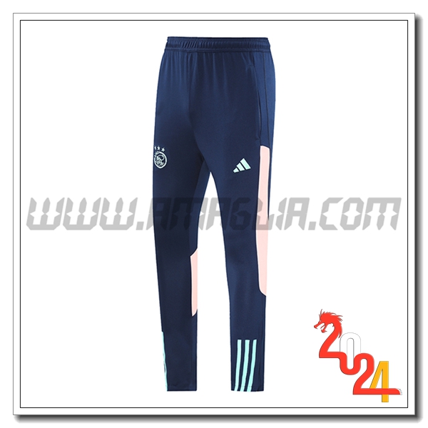 Pantaloni Allenamento Ajax Blu/Rosa 2024 2025