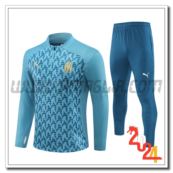 Tuta Allenamento Marsiglia Verde 2024 2025 -02