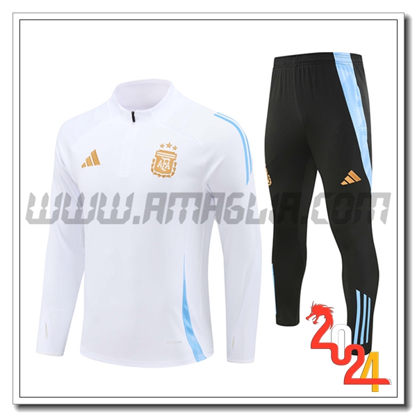 Tuta Allenamento Argentina Bianco/Blu 2024 2025