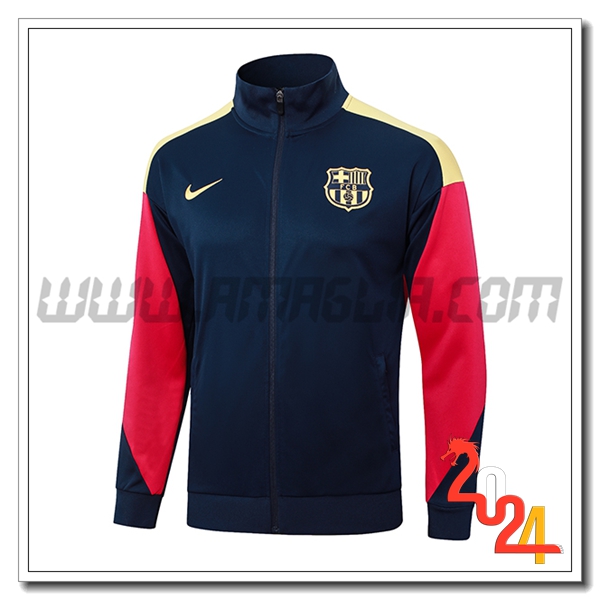 Giacca Calcio FC Barcellona Blu/Rosso/Giallo 2024 2025