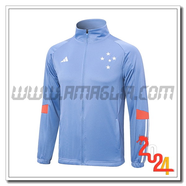 Giacca Calcio Cruzeiro Grigio/Arancia 2024 2025