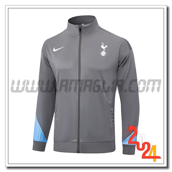 Giacca Calcio Tottenham Hotspur Grigio/Blu 2024 2025
