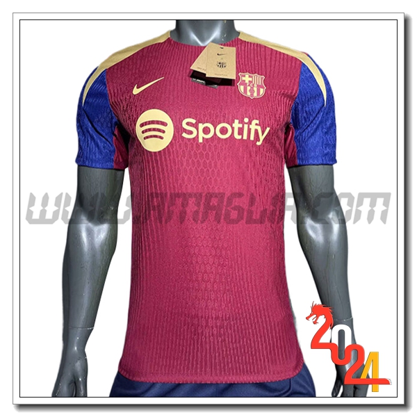 Maglia Calcio FC Barcellona Edizione speciale 2024 2025 Rosso