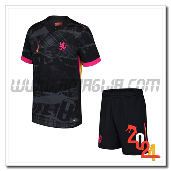 Nuovo Kit Maglia FC Chelsea Bambino Terzo 2024 2025