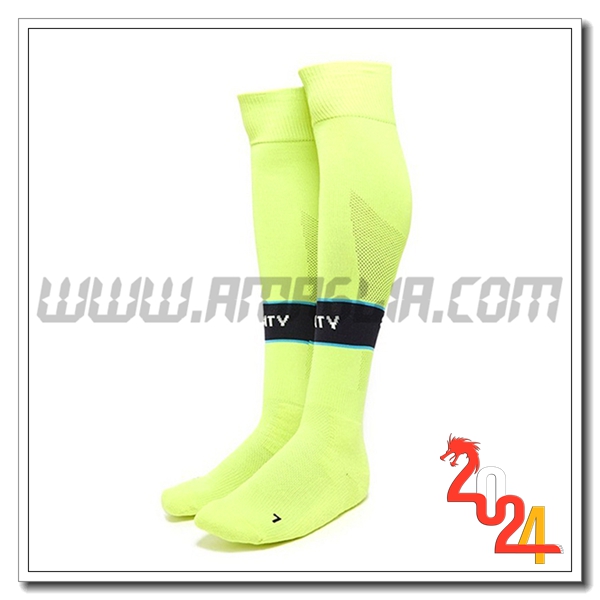 Calzini Calcio Manchester City Seconda 2024 2025