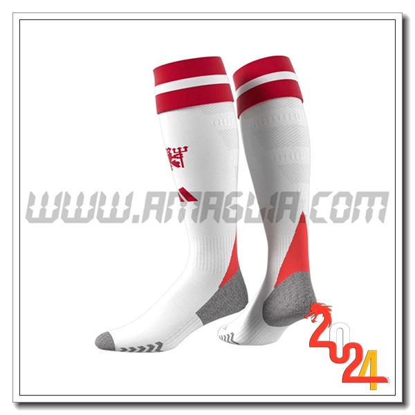 Calzini Calcio Manchester United Prima 2024 2025