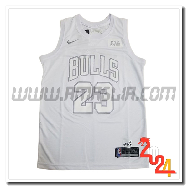 Maglia Chicago Bulls (JORDAN #23) 2024/25 Bianco