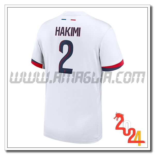 Seconda Maglia Calcio PSG HAKIMI #2 2024 2025