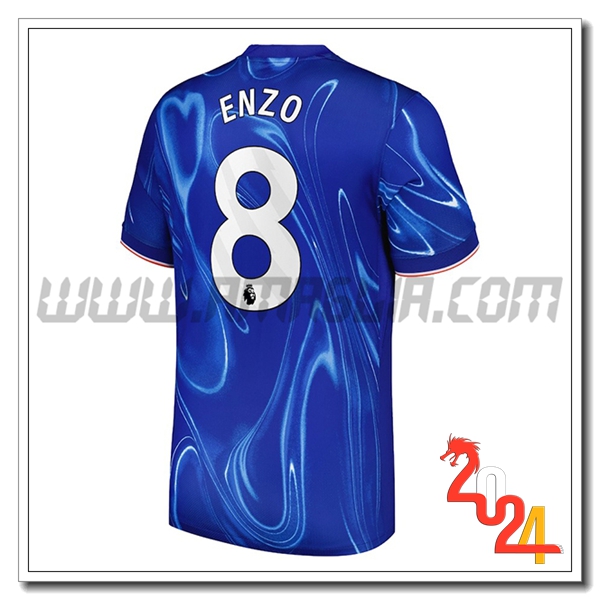 Prima Maglia Calcio FC Chelsea ENZO #8 2024 2025