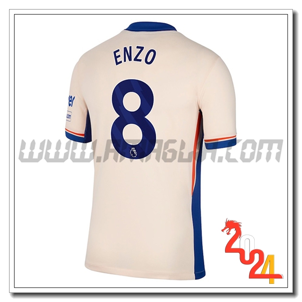 Seconda Maglia Calcio FC Chelsea ENZO #8 2024 2025