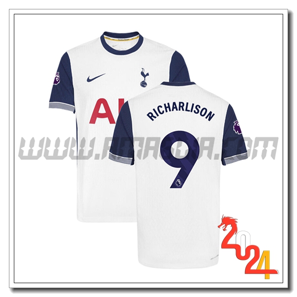 Prima Maglia Calcio Tottenham Hotspur RICHARLISON #9 2024 2025