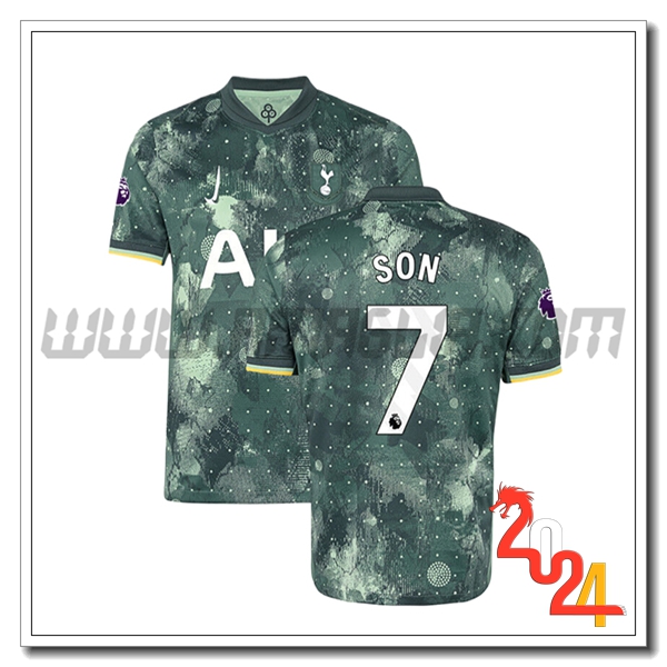Terzo Maglia Calcio Tottenham Hotspur SON #7 2024 2025