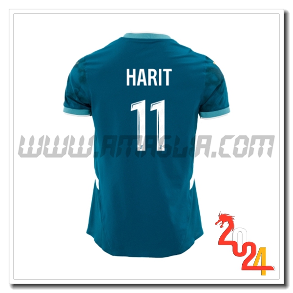 Seconda Maglia Calcio Marsiglia OM HARIT #11 2024 2025