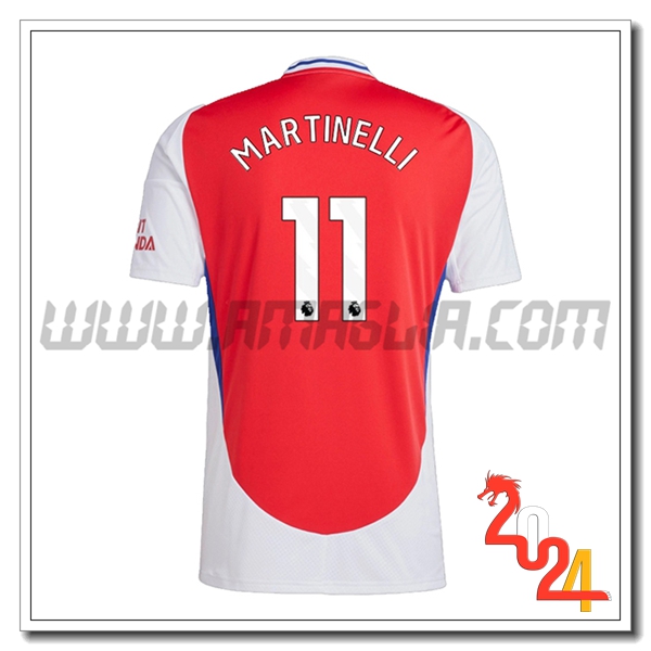 Prima Maglia Calcio Arsenal MARTINELLI #11 2024 2025