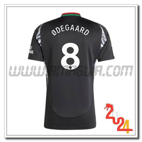 Seconda Maglia Calcio Arsenal ØDEGAARD #8 2024 2025
