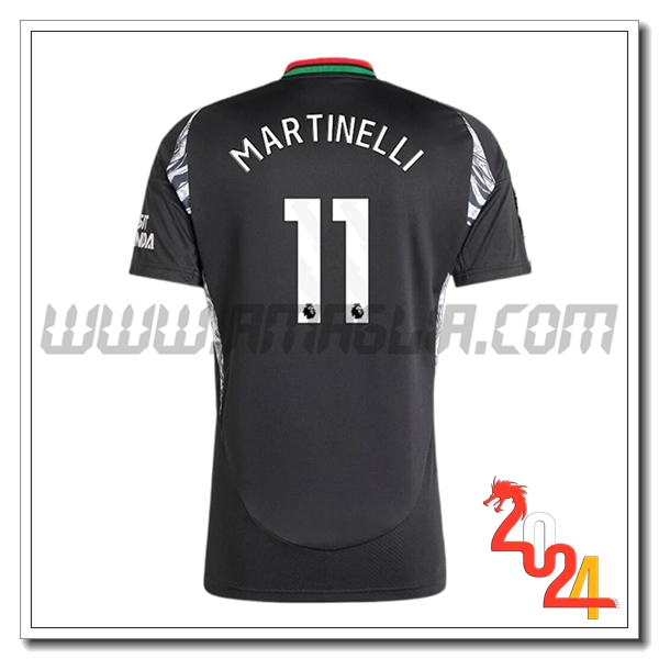 Seconda Maglia Calcio Arsenal MARTINELLI #11 2024 2025