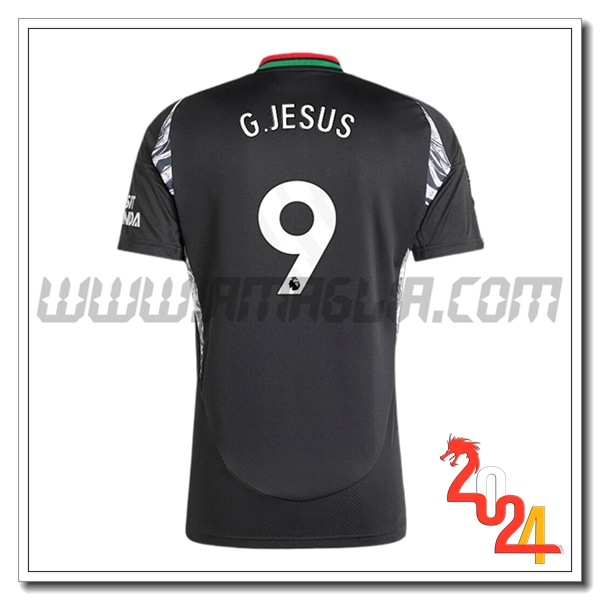 Seconda Maglia Calcio Arsenal G.JESUS #9 2024 2025