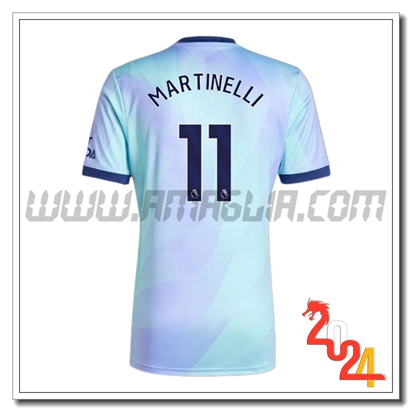 Terzo Maglia Calcio Arsenal MARTINELLI #11 2024 2025
