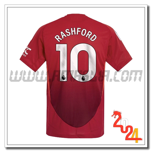 Prima Maglia Calcio Manchester United RASHFORD #10 2024 2025