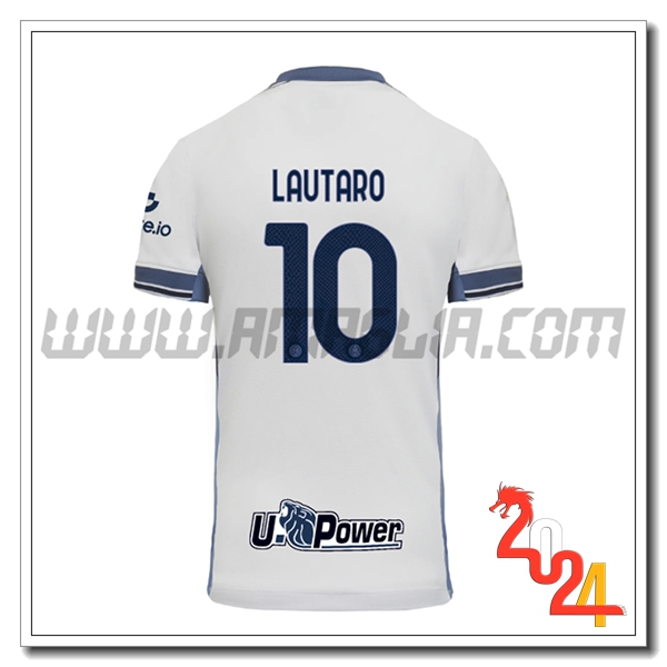 Seconda Maglia Calcio Inter Milan LAUTARO #10 2024 2025
