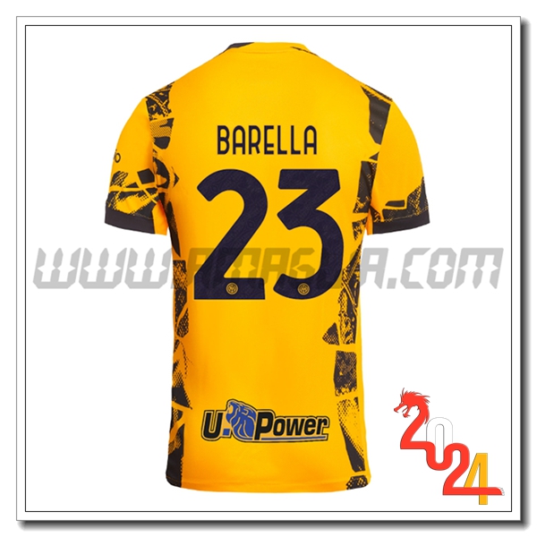 Terzo Maglia Calcio Inter Milan BARELLA #23 2024 2025