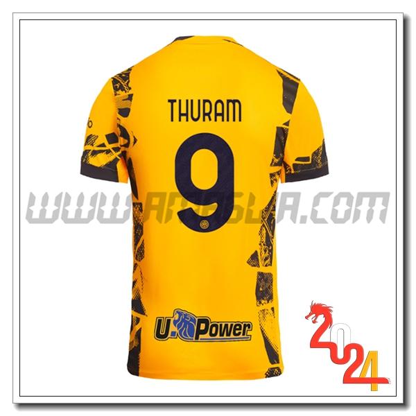 Terzo Maglia Calcio Inter Milan THURAM #9 2024 2025