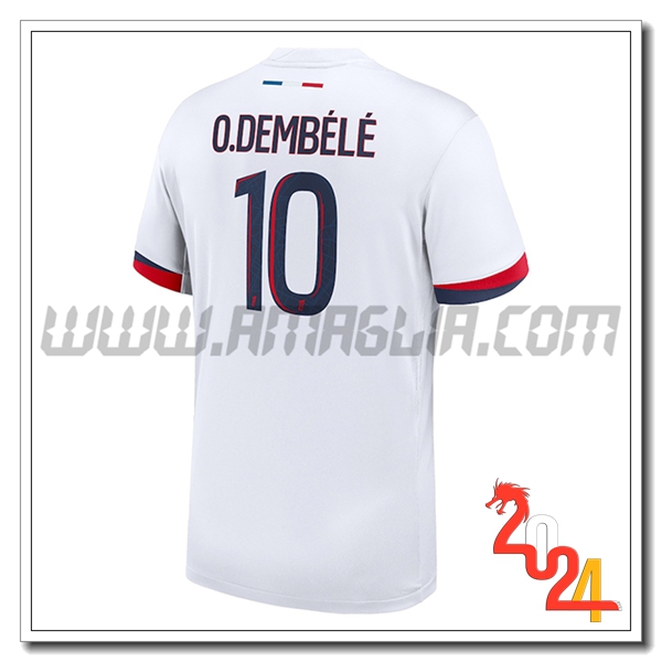 Seconda Maglia Calcio PSG O.DEMBÉLÉ #10 2024 2025